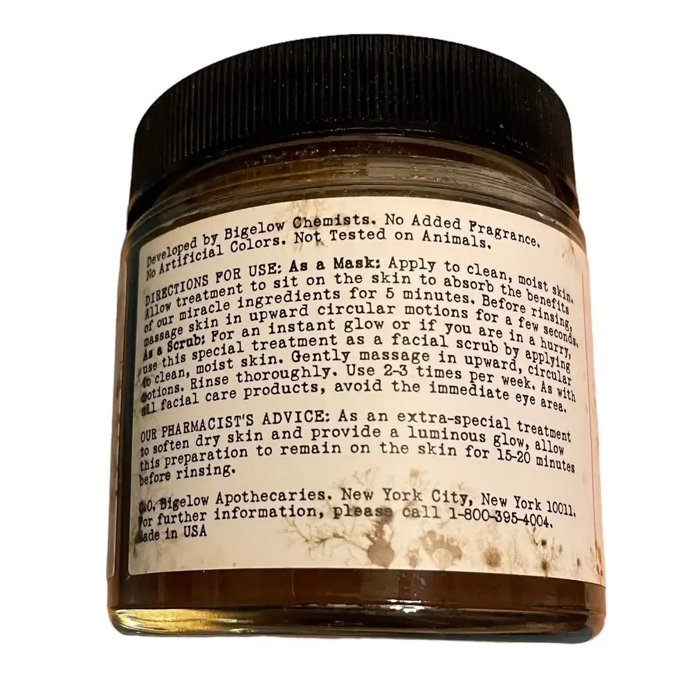 C O Bigelow Brown Sugar Crystal Face Polish Original Formula & Packaging NEW 4oz